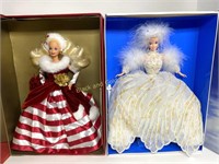 (2) NIB 1994 Barbies: Peppermint & Snow Princess