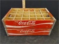 2 COCA COLA  wooden crates