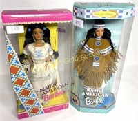 92 & 97 Dolls of the World Native American Barbie