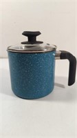 Kitchen HQ Blue White Speckled Multi Use Soup Pot