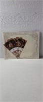 Victorian style Fan greeting card reproduction