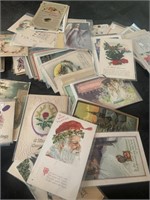 Large stack of vintage holiday-mostly Christmas