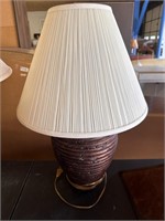 Plaster distressed lamp