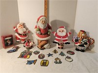 Santa Decor, Ornaments, Tea Pot & Cup