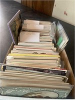 Large box of early postcards
