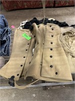 LOT OF VTG MILITARY SPATS MORE