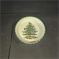 Spode Christmas Tree pie plate, 9"