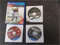 PS4 MADDEN 15 SHADOW OF MORDOR CALL OF DUTY AND