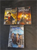 3 PS2 HARRY POTTER GAMES