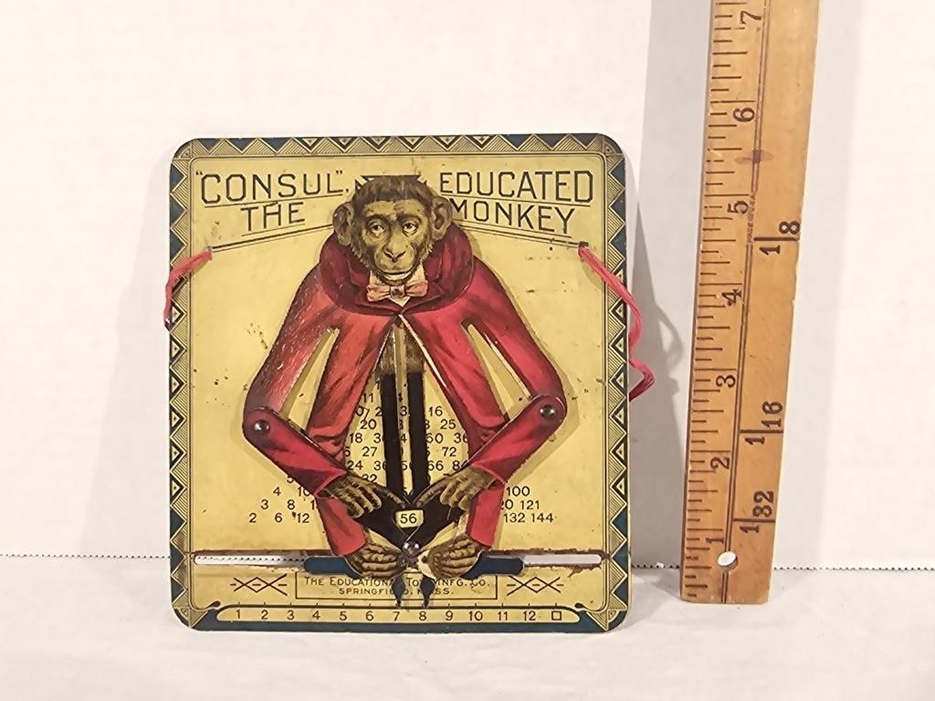 Antique Education Tool - "Consul" Educated Monkey