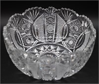 Vintage American Brilliant Cut Crystal Bowl