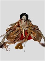 Japanese Royal Empress Doll in Traditional Brightd