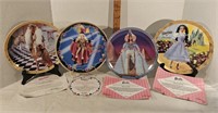 Collector Barbie Plates w/ Certificates