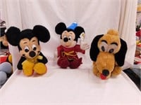 New plush Mickey Mouse with tags, 13" - plush