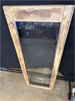 Antique Framed Glass Door