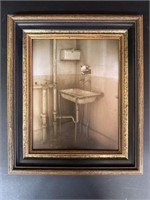 Old photograph of sink