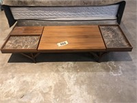 Brazilian made custom Wood and Marble Coffee Table