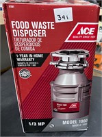 Food Waste Disposer 1/3HP Model 1000