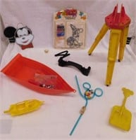Disney beach toys - new Mickey Mouse figure - etc.