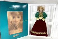 NIB 1995 Holiday Jewel Porcelain Mattel Barbie