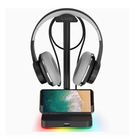 ($26) RGB Headphone Stand with USB Hub KAFRI
