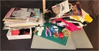 Crafting Lot: Felt, Cutting Boards, Ribbons