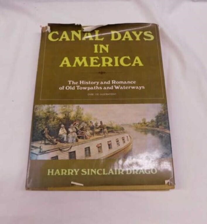 2 Books: 1972 Canal Days in America w/ dust jacket