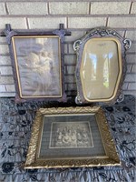 Antique framed pictures / frame