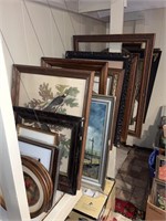 Large collection of picture frames and some