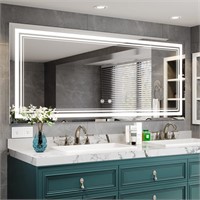 IOWVOE 60 x 24 Inch LED Bathroom Mirror