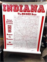 2 IU Indiana Hoosiers State Of Indiana Posters