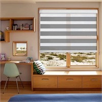 Zebra Blinds Windows Roller Shades 40 x 72 Inches