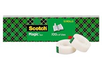 Scotch Magic Tape 3/4in x 1500in 12-Pack Missing 1