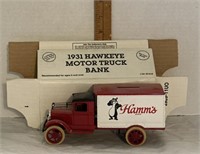 1/34 Scale Die Cast 1931 Hawkeye Motor Truck Bank