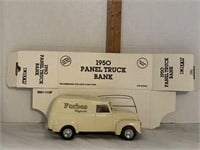 1/25 Scale Die Cast 1950 Panel Truck Bank