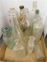 Vintage medicine and other bottles: Citrate