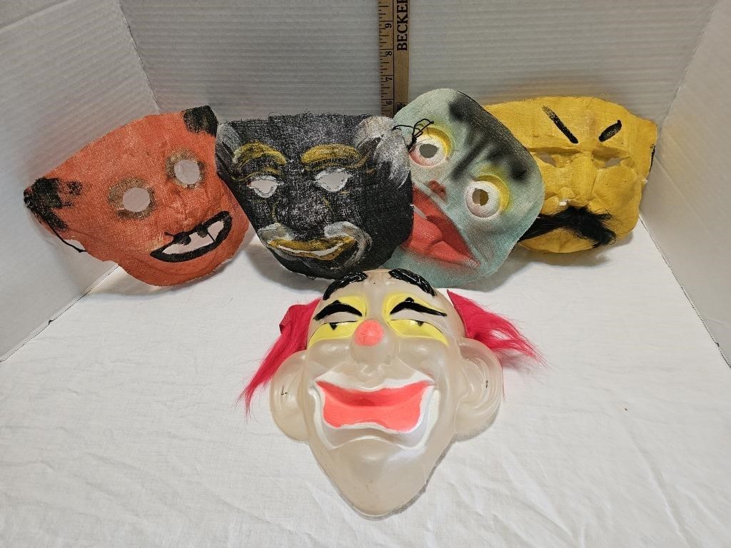 Vintage Halloween Masks