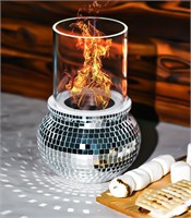 Disco Ball Fire Pit with Bio-Ethanol Fuel
