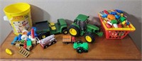 John Deere and Popoids Toys