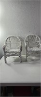 Wicker Doll Chairs