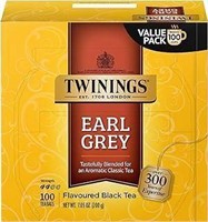 Twinings Earl Grey Black Tea, 25 Individually