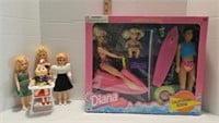 Diana Family Playset (NIB) & Vintage Children's