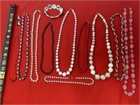 Necklaces, Bracelet, Earrings