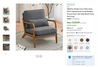 N4851  Dark Gray Arm Chair