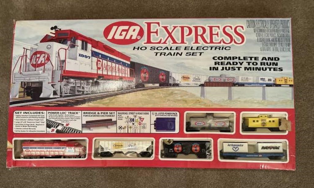 Express Ho Scale Electric Train Set