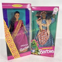 (2) NIB 1990’s Dolls of the World: Jamaica & India