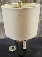 43 - WMC CHROME BASE TABLE LAMP (N12)