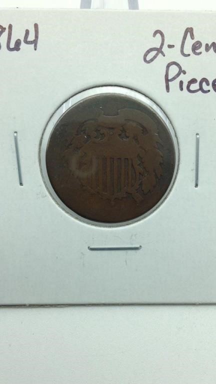 1864 2-Cent Piece