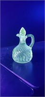 Vintage Elson UV 365 NM Clear Swirl Glass Oil