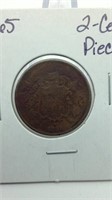 1865 2-Cent Piece
